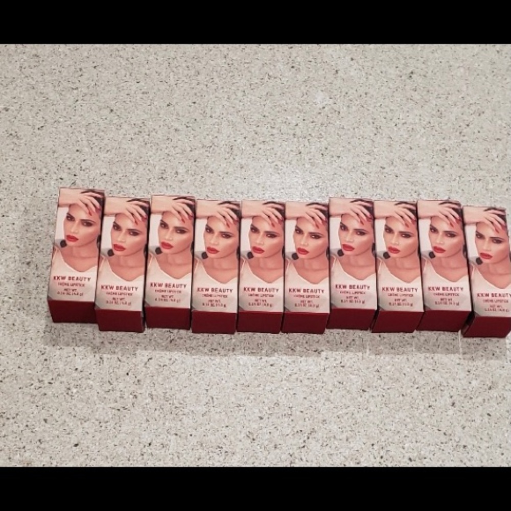 KKW Beauty Red Creme Hot Sauce Lipstick